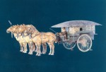 Qin bronzen wagen